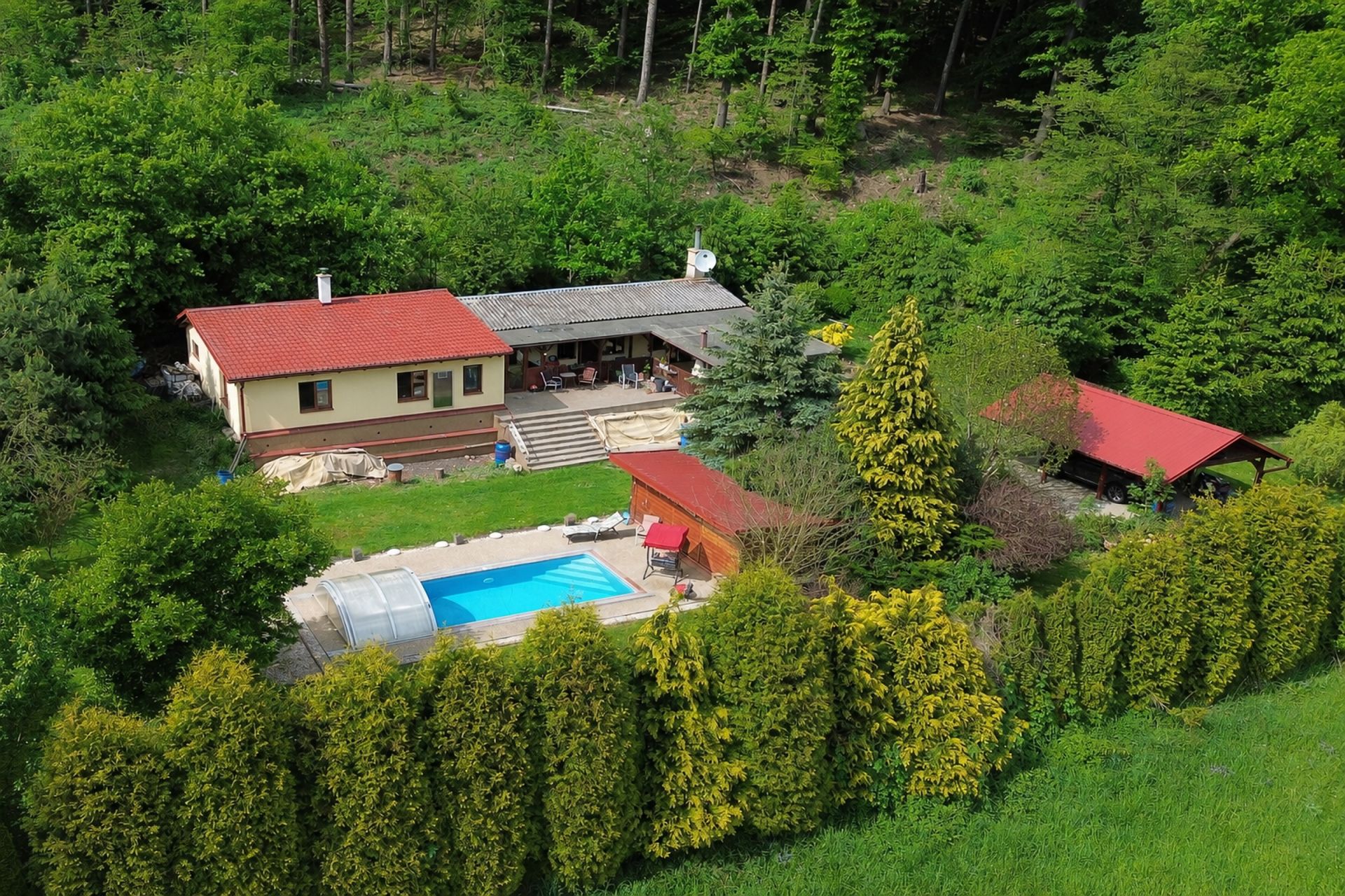 Prodej rekreačního domu k trvalému bydlení, 124 m², Klášterec - Černýš