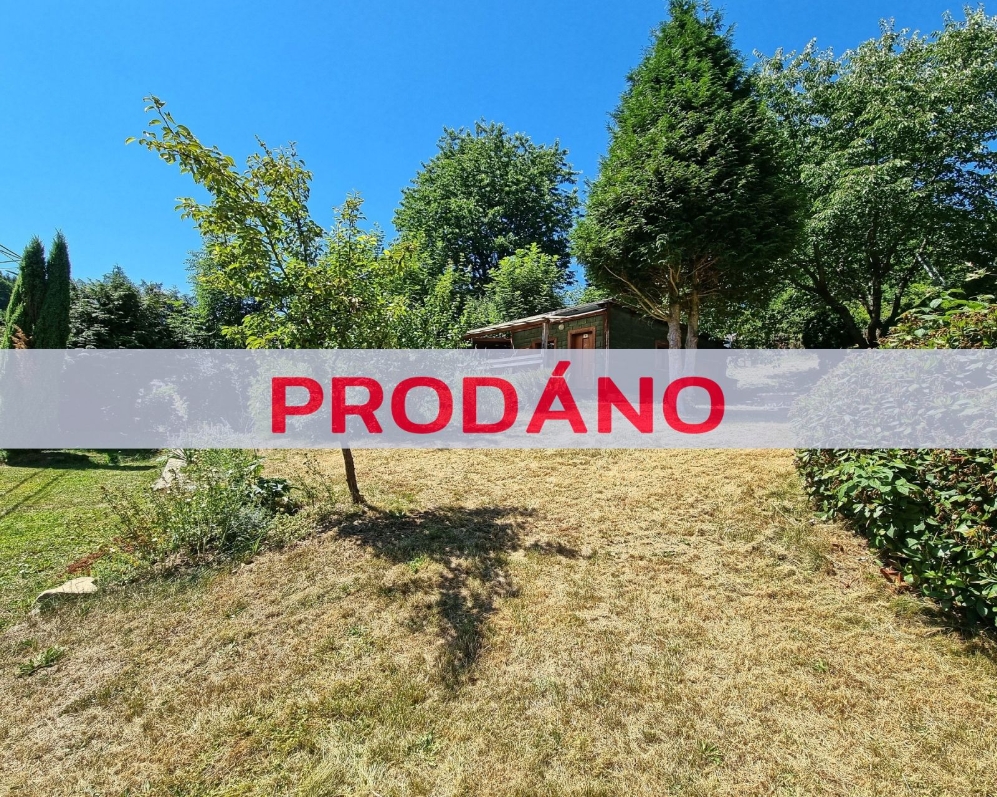 Prodej chatky na stavebním pozemku 992 m2, Krásný Jez